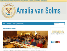 Tablet Screenshot of amaliavansolms.org